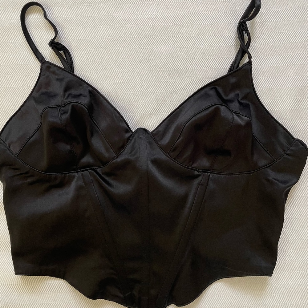 Garage Black Corset Top Size XS